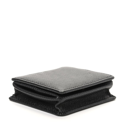 Louis Vuitton Taiga Porte-Monnaie Boite Coin Purse Black 4 of 7