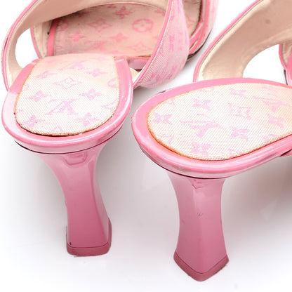 Louis Vuitton Mini Monogram Mary Kate Mules 41 Pink 11 of 15