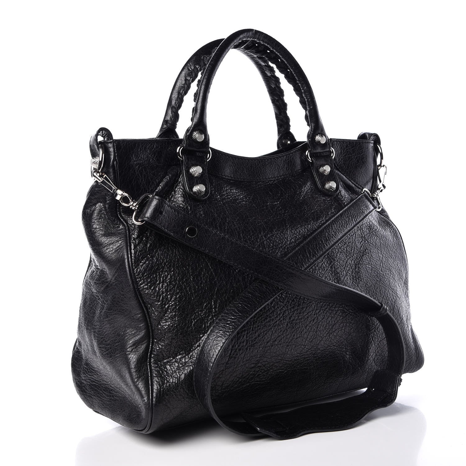 Balenciaga Agneau Giant 12 Silver Hardware Velo Black 4 of 10