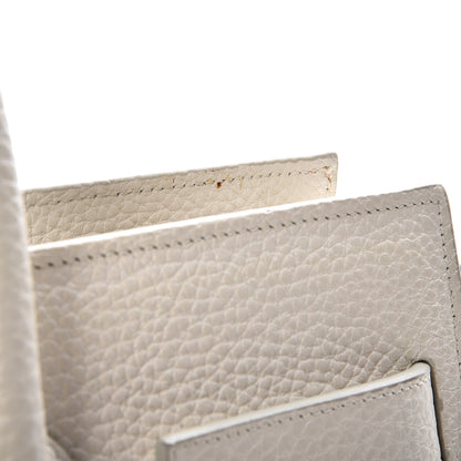 Saint Laurent Grained Calfskin Small Sac De Jour Dove White 12 of 20