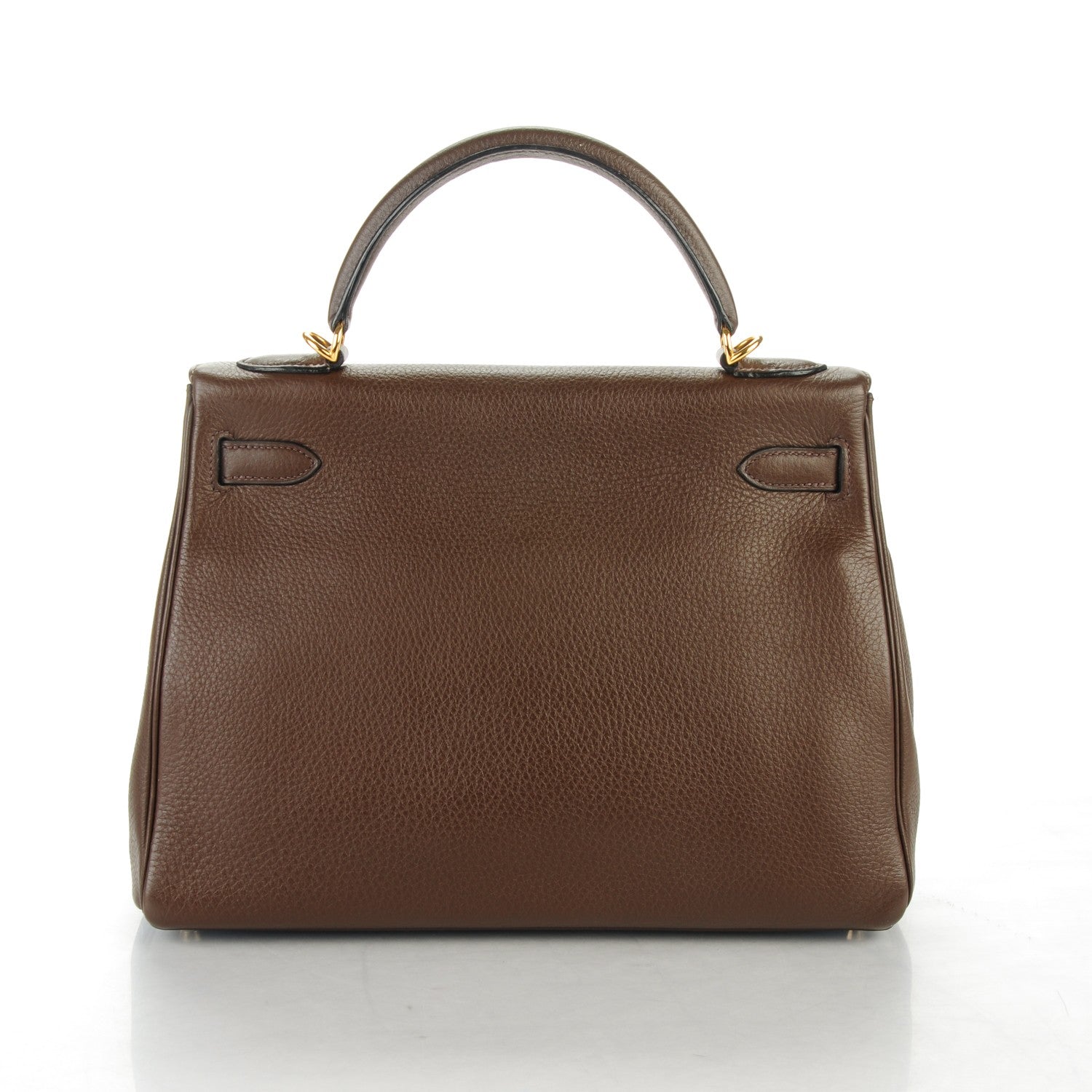 Hermes Taurillon Clemence Kelly Retourne 32 Chocolate 4 of 26