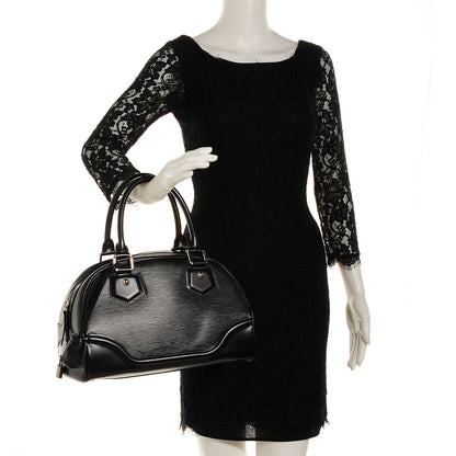 Louis Vuitton Epi Bowling Montaigne PM Black 2 of 7
