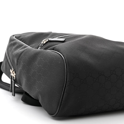 Gucci Nylon Monogram Slim Backpack Black 9 of 12