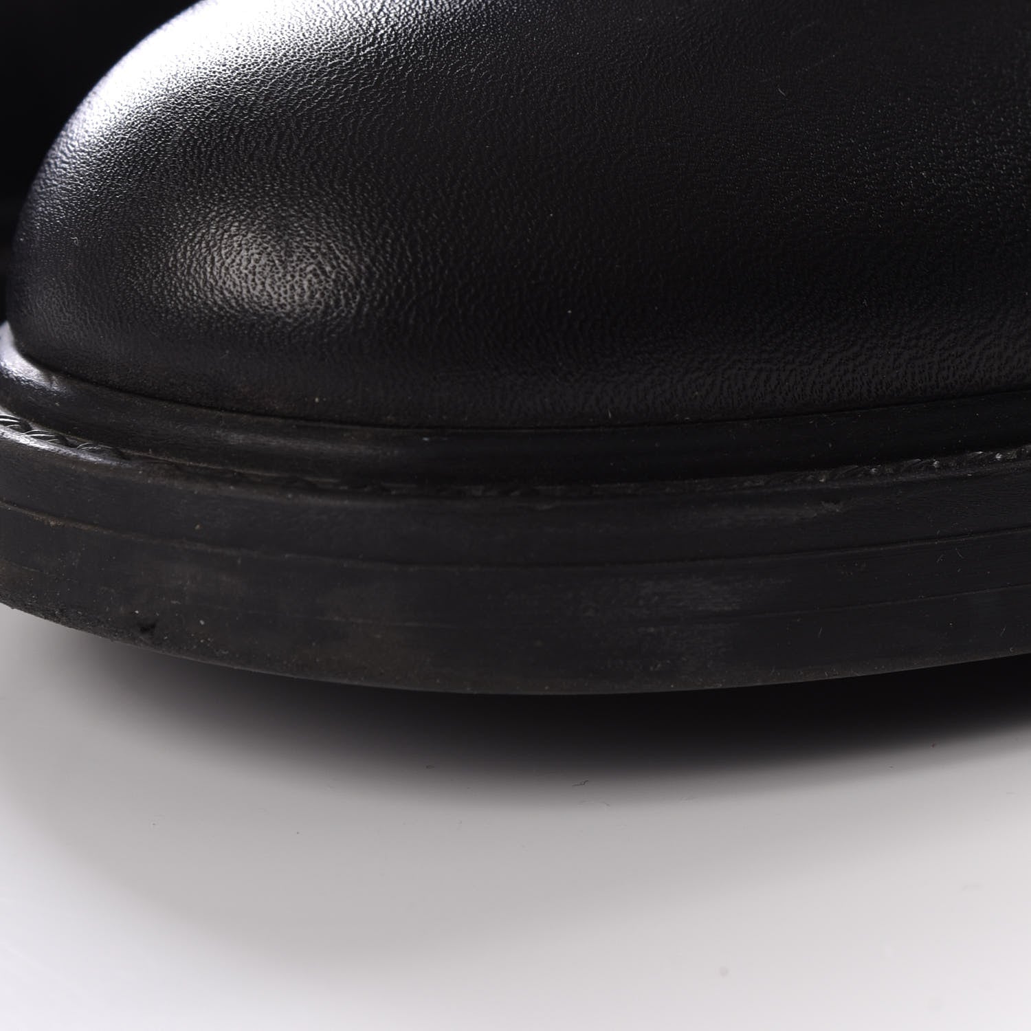Gucci Calfskin Tess Horsebit Ankle Boots 37 Black 9 of 9