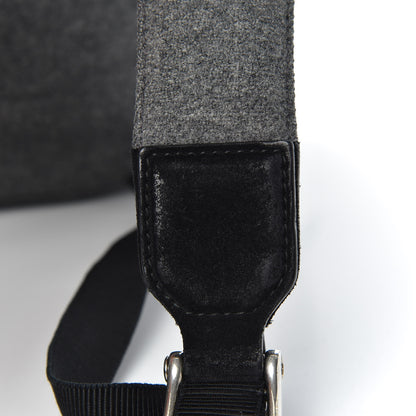 Gucci Wool Embroidered Bee Sky Backpack Grey 9 of 15