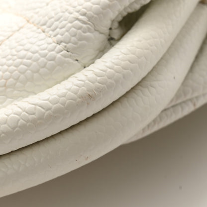 Chanel Caviar Quilted Timeless Clutch White 11 of 11