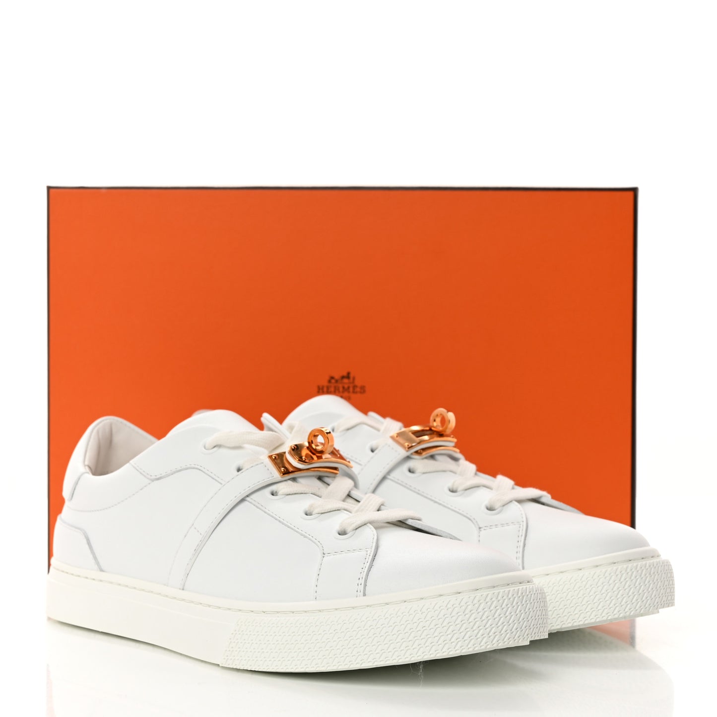 Calfskin Day Sneakers 40 White