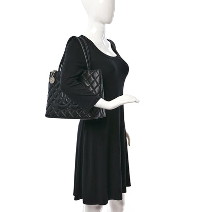 Chanel Caviar Quilted Medallion Tote Black 2 of 9