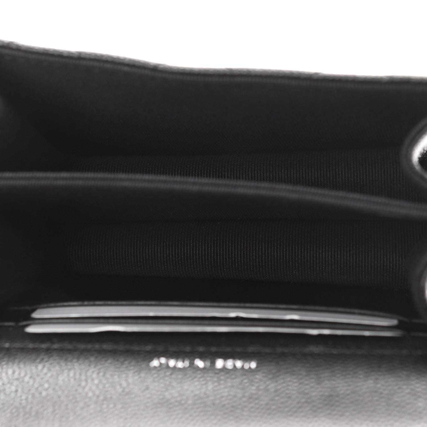 Chanel Caviar Quilted Pick Me Up Clutch With Chain Black 7 of 13