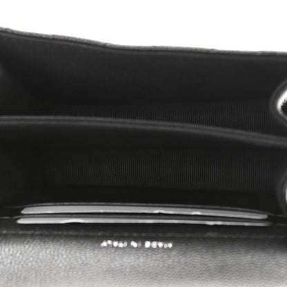 Chanel Caviar Quilted Pick Me Up Clutch With Chain Black 7 of 13