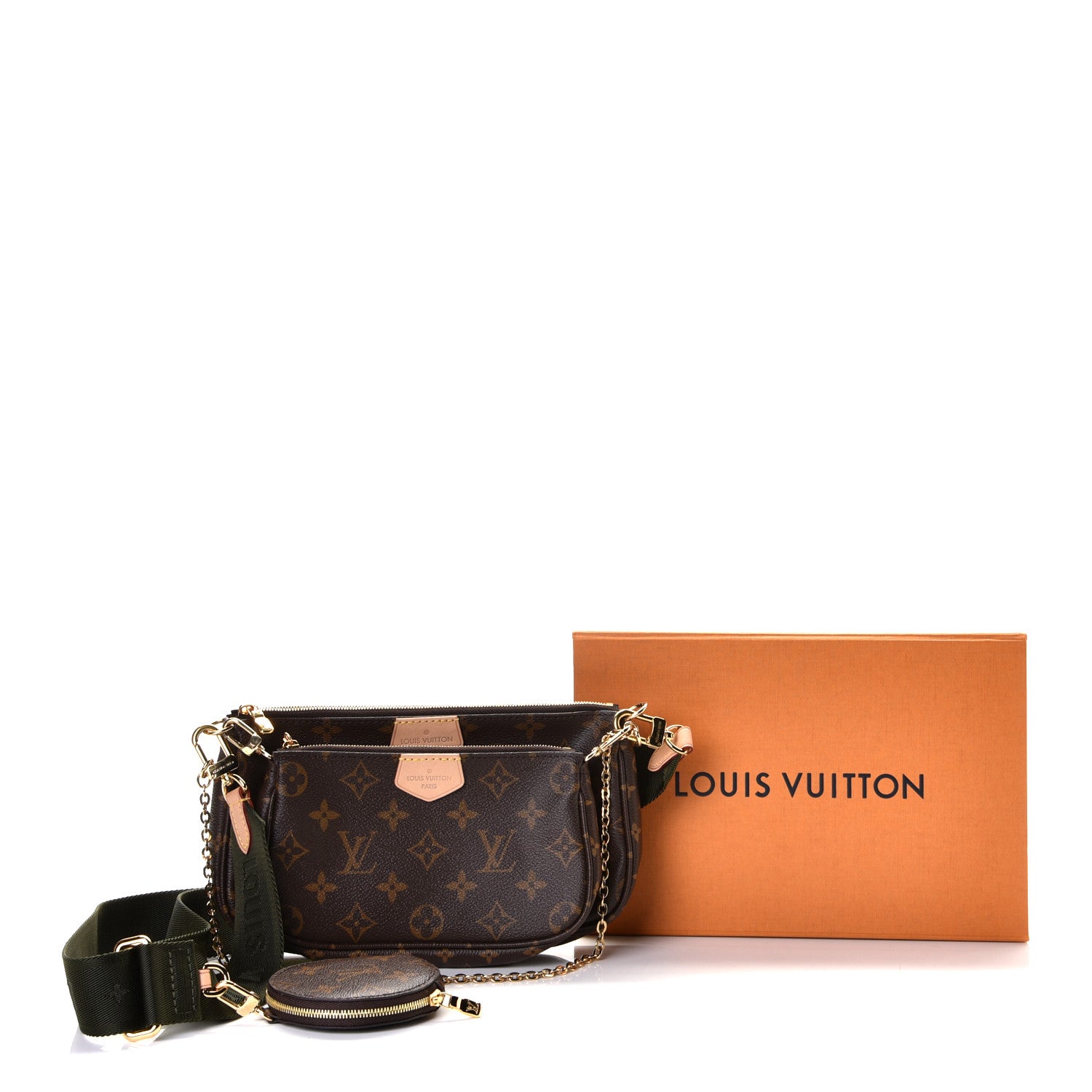 Louis Vuitton Monogram Multi Pochette Accessories Kaki 6 of 6