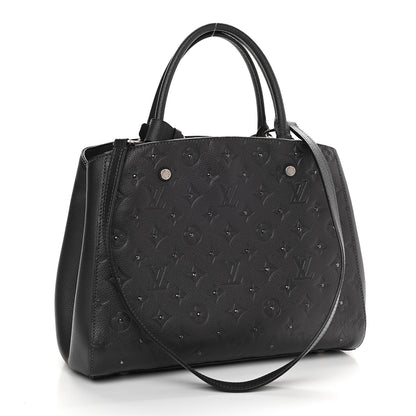 Louis Vuitton Empreinte Studded Montaigne MM Platine 3 of 12