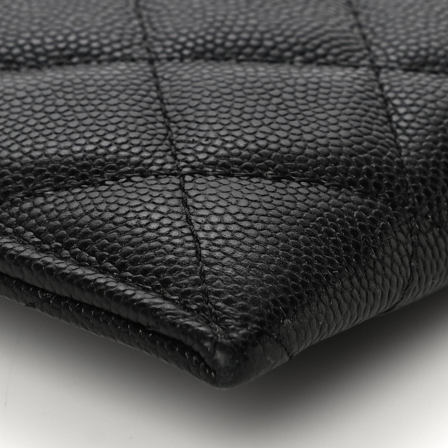Chanel Caviar Quilted Classic Zip Pouch Black 9 of 11