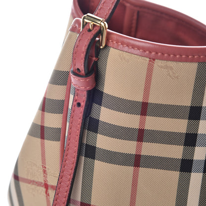 Burberry Horseferry Check Small Canterbury Tote Antique Rose 20 of 28