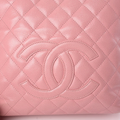 Chanel Caviar Quilted Petit Shopping Tote PST Pink 10 of 10