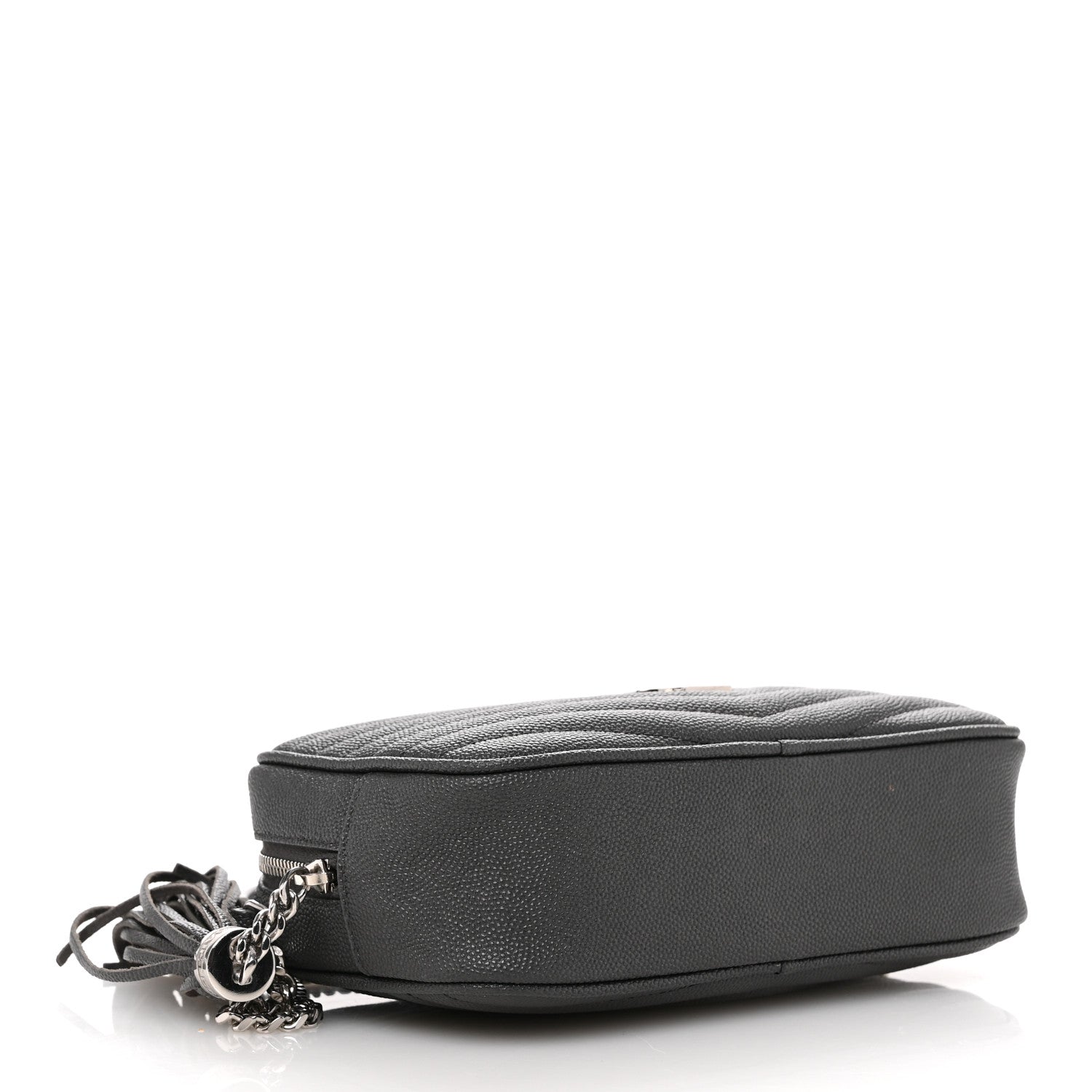 Saint Laurent Grain De Poudre Matelasse Monogram Mini Lou Camera Bag Asphalt 4 of 11