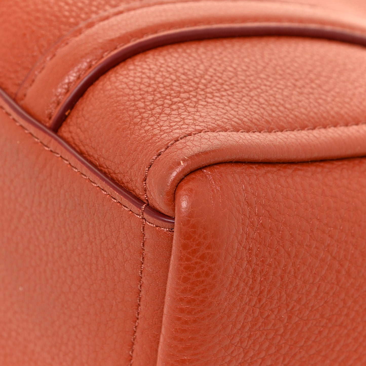 Grained Calfskin The Tag 21 Tote Orange