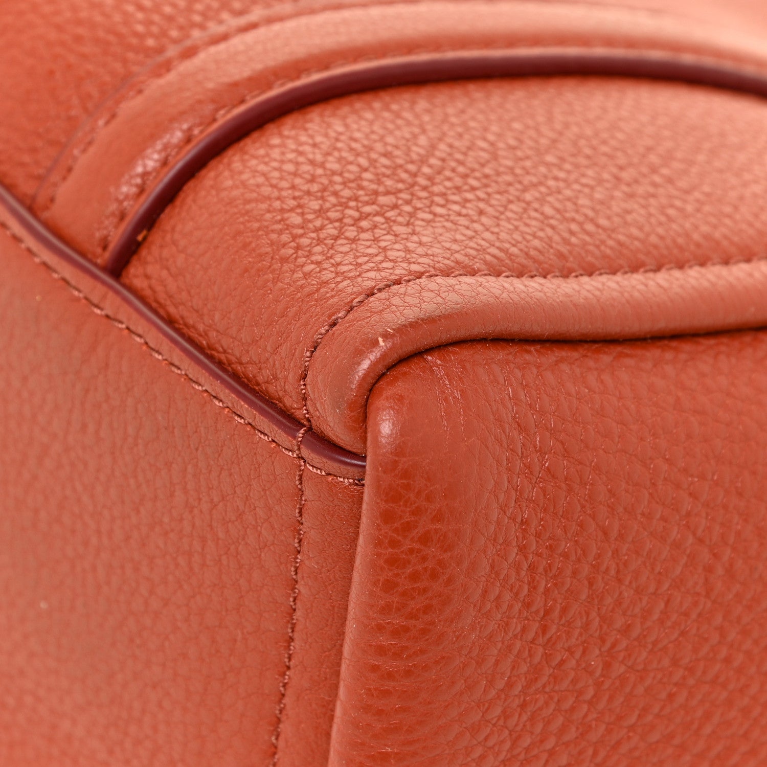 Marc Jacobs Grained Calfskin The Tag 21 Tote Orange 11 of 16