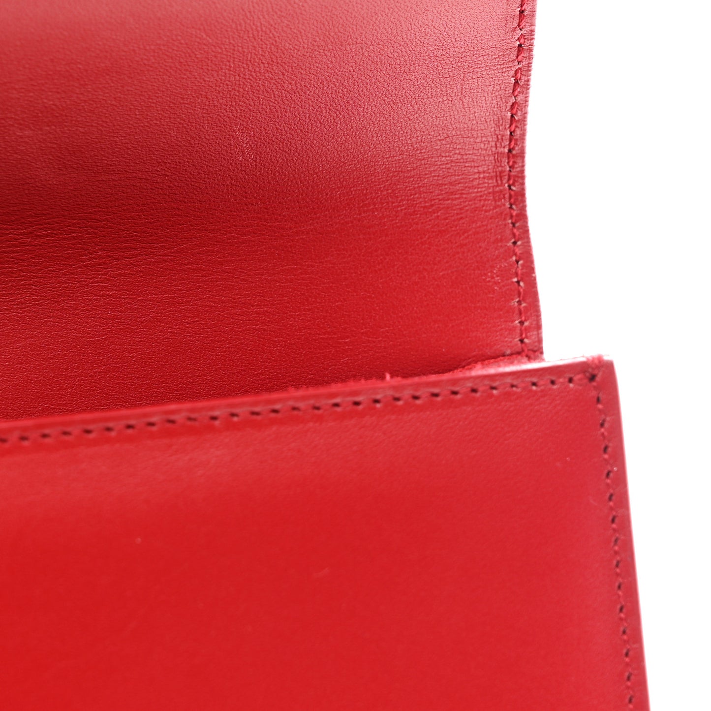 Calfskin Monogram Cassandre Clutch Rouge Orient