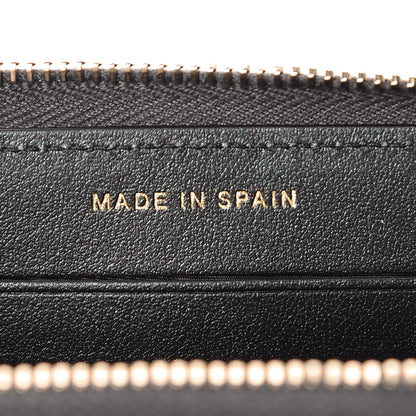 Chanel Iridescent Caviar Quilted Medium Zip Around Wallet Black 7 of 9