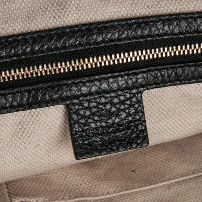 Gucci Pebbled Calfskin Medium Soho Hobo Black 6 of 7