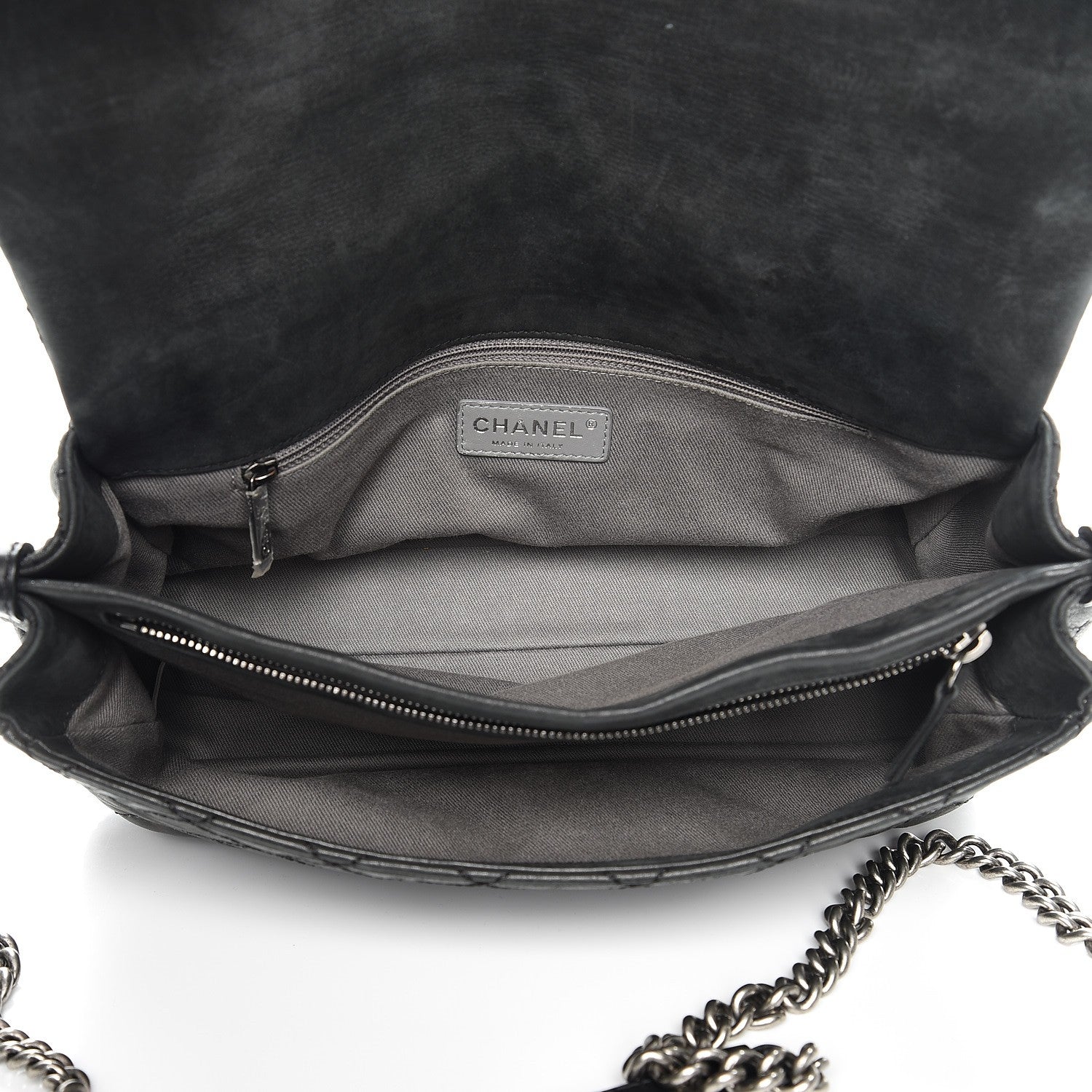 Chanel Iridescent Calfskin Large Coco Daily Flap Black 6 of 21