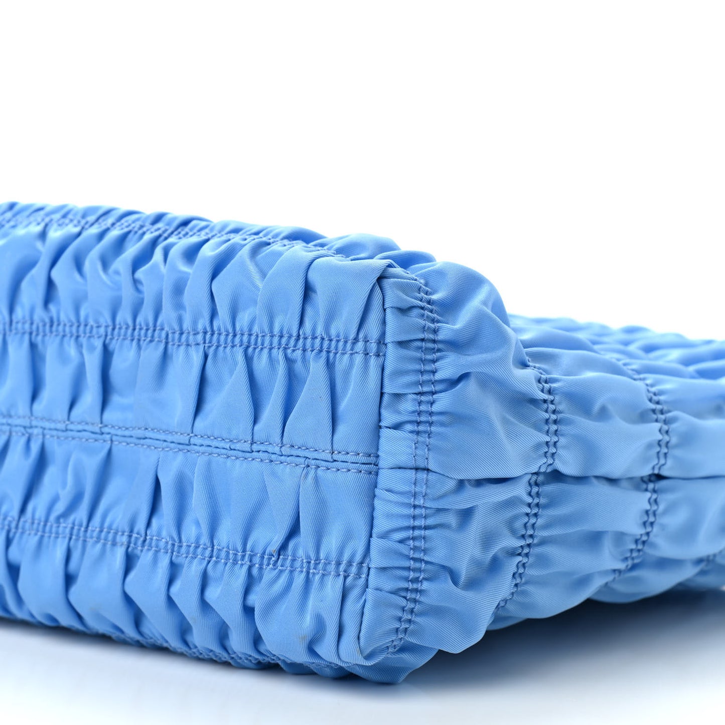 Tessuto Nylon Gaufre Tote Light Blue