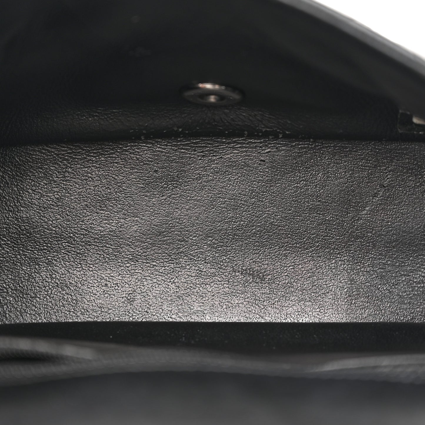 Patent Calfskin Quilted Mini Square Flap Black