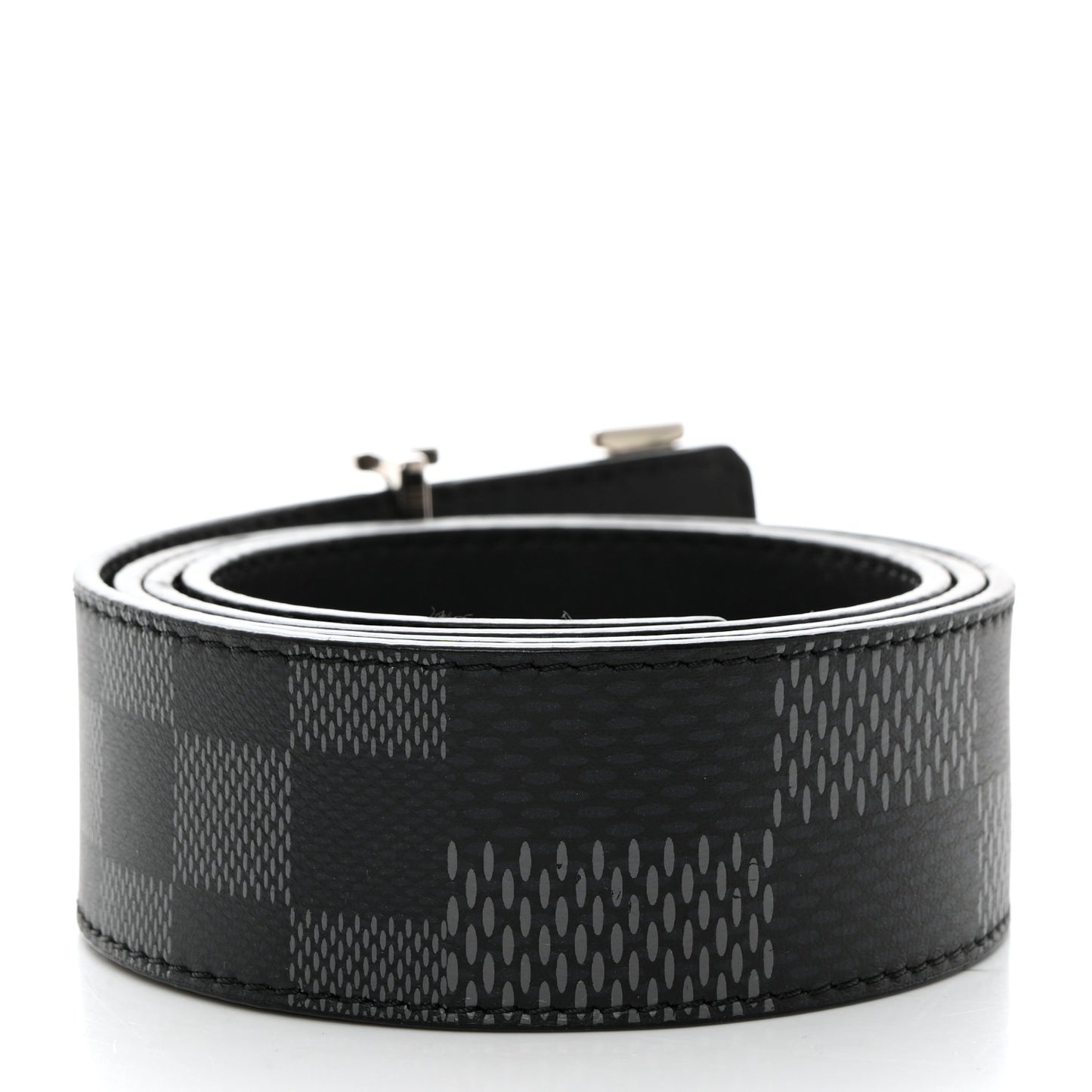 Damier Graphite Damier Infini 40mm LV Initiales Reversible Belt Onyx Black 90 36