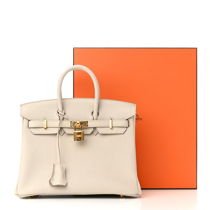 Hermes Togo Birkin 25 Beton 11 of 11