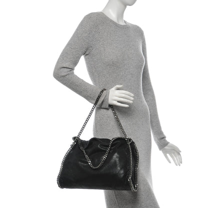 Stella McCartney Shaggy Deer Falabella Fold Over Tote Black 2 of 6