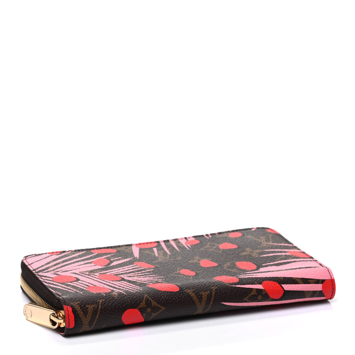 Monogram Jungle Dots Zippy Wallet Sugar Pink Poppy