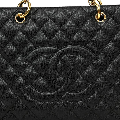 Chanel Caviar Quilted Grand Shopping Tote GST Black 8 of 8