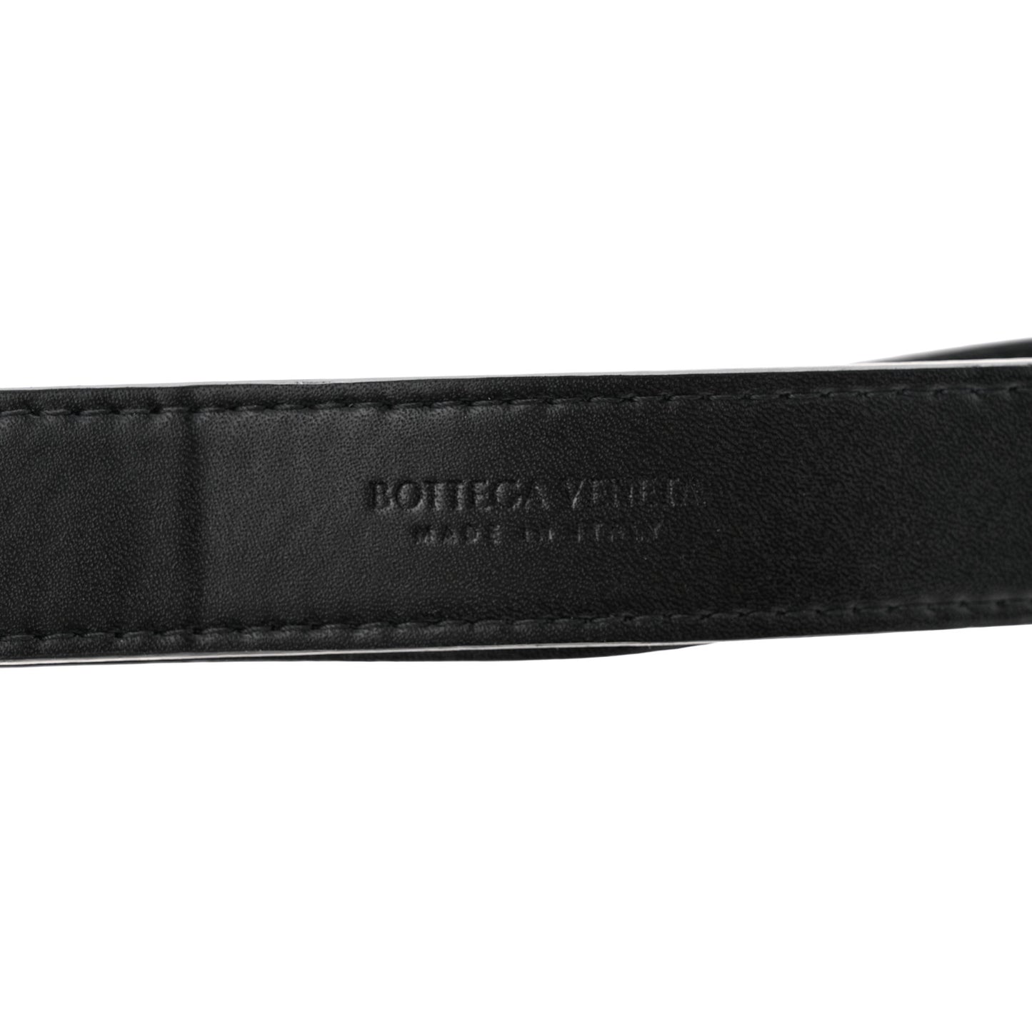 Nappa Maxi Intreccio The Belt Cassette Bag Black