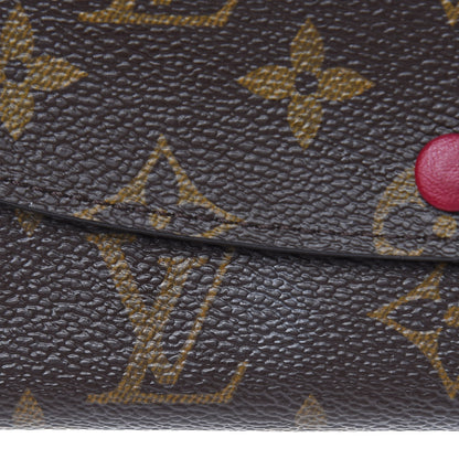 Louis Vuitton Monogram Emilie Wallet Fuchsia 8 of 9