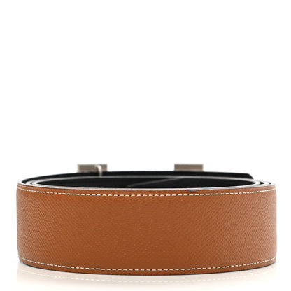 Hermes Epsom Swift 38mm Constance H Belt 75 Gold Black 2 of 7