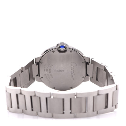 Cartier Stainless Steel 36mm Ballon Bleu De Quartz Watch 3 of 5