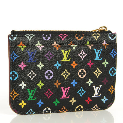 Louis Vuitton Monogram Multicolor Key Pouch Black Grenade 3 of 6