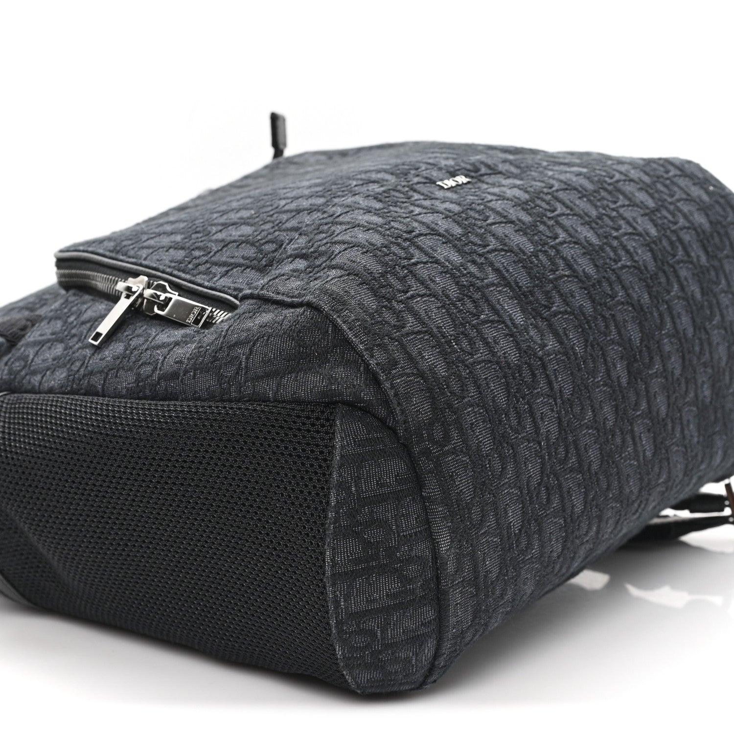 Christian Dior Oblique Calfskin 8 Backpack  Black 9 of 10