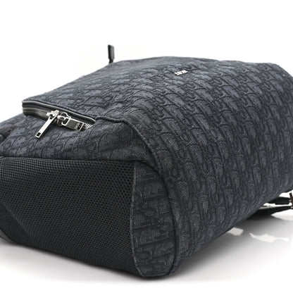 Christian Dior Oblique Calfskin 8 Backpack  Black 9 of 10