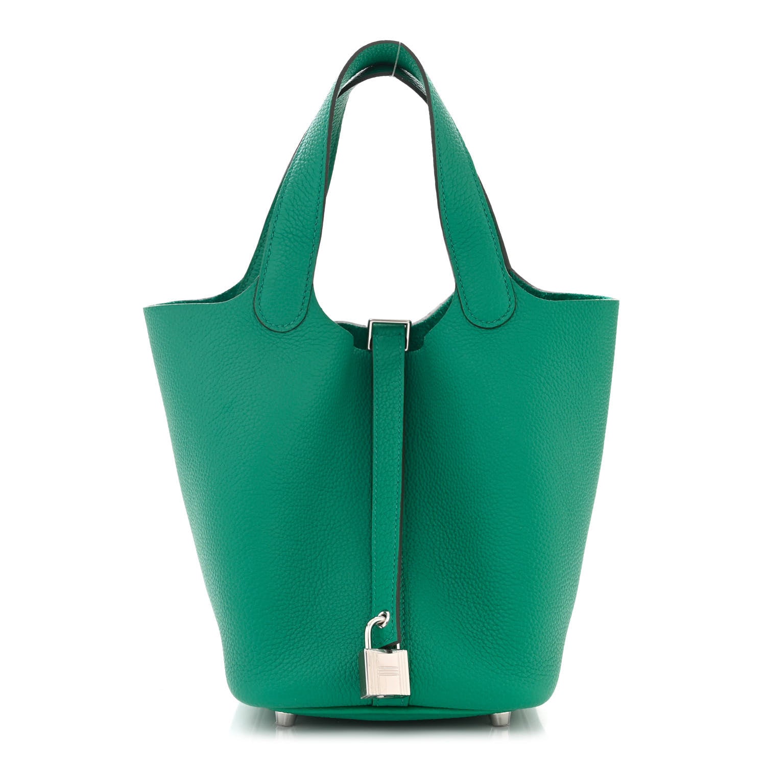 Hermes Taurillon Maurice Picotin Lock 18 PM Vert Jade 1 of 10