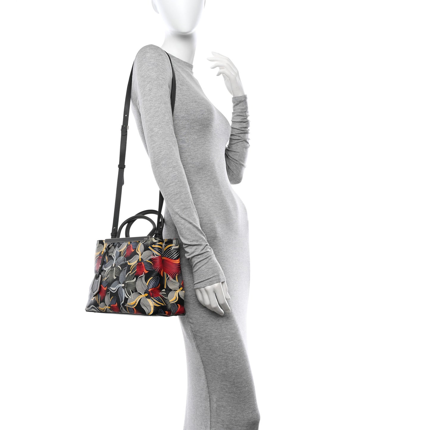 Calfskin Orchid Petite 2Jours Tote Multicolor