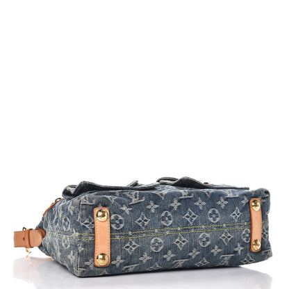 Louis Vuitton Monogram Denim Baggy PM Blue 5 of 14