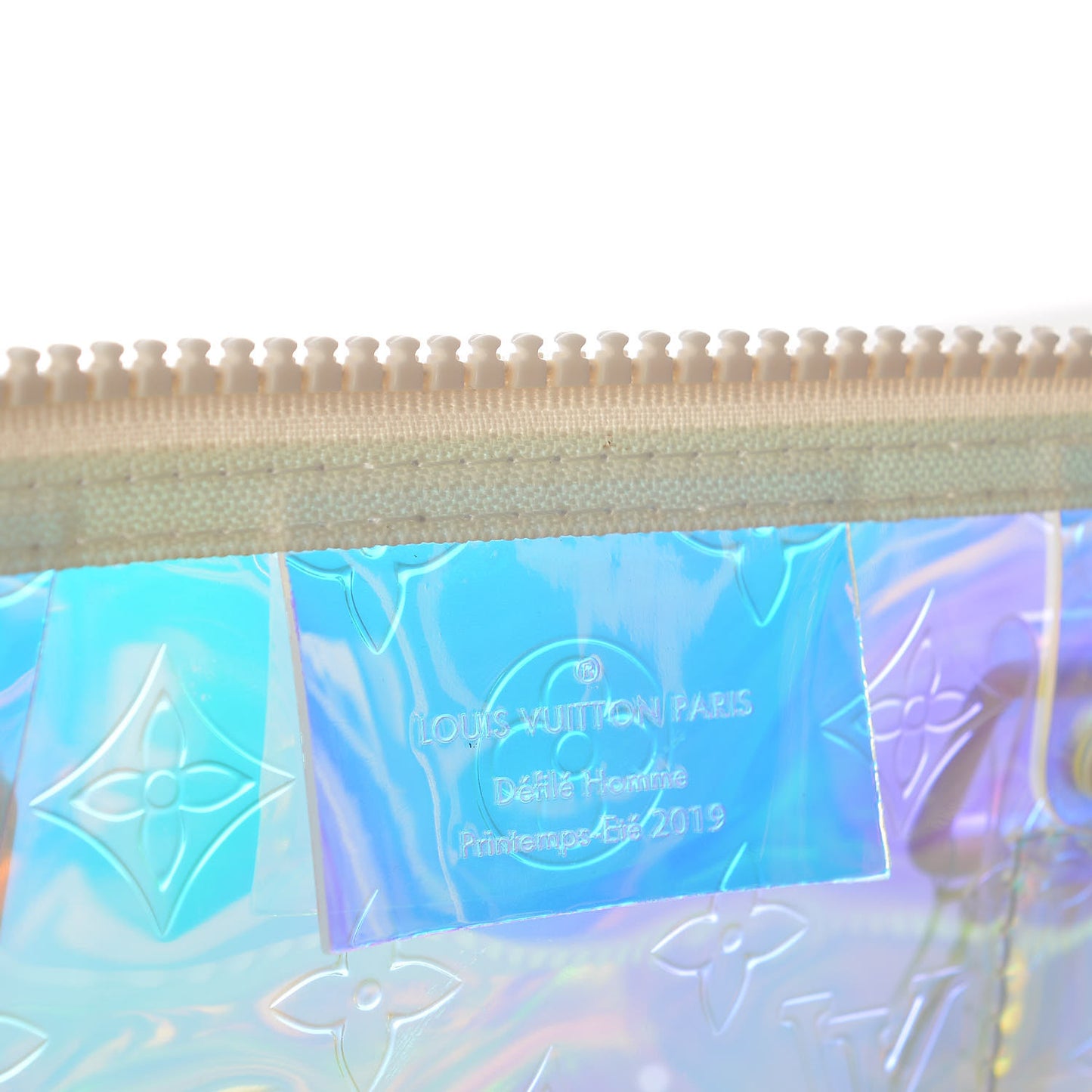 PVC Monogram Keepall Bandouliere 50 Iridescent Prism