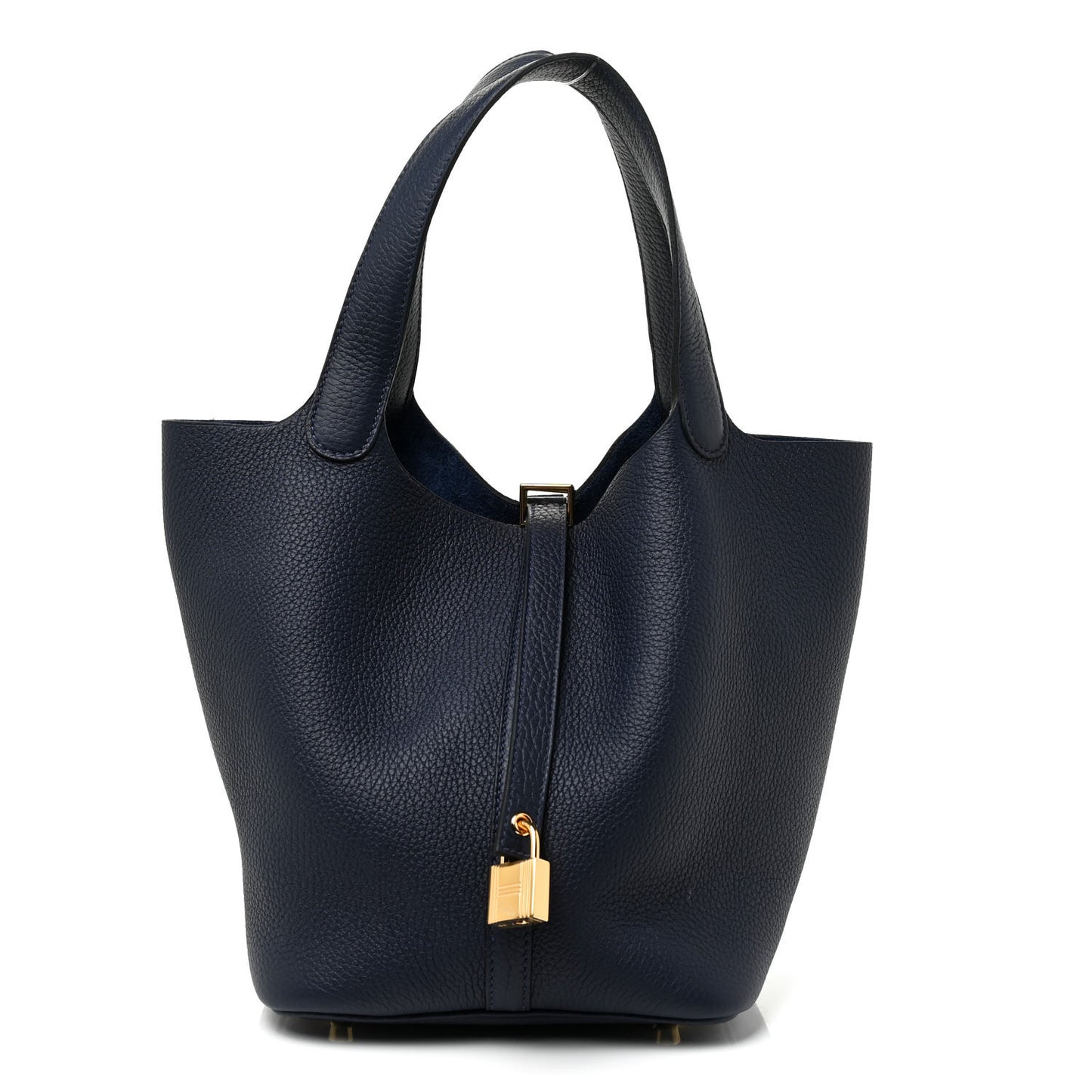 Taurillon Clemence Picotin Lock 22 MM Bleu Nuit
