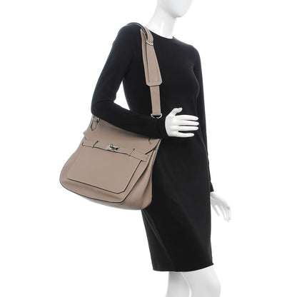 Hermes Taurillon Clemence Jypsiere Gypsy 34 Gris Tourterelle 2 of 7