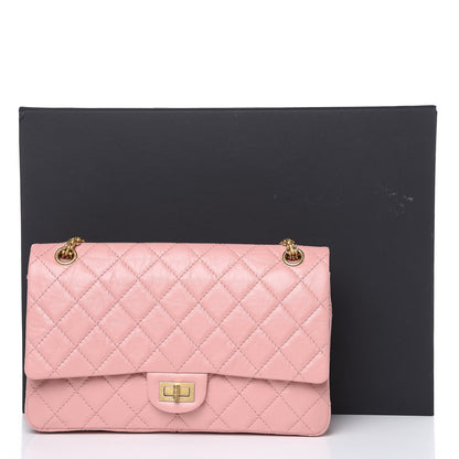 Chanel Aged Calfskin Quilted 2.55 Reissue 226 Flap Pink 11 of 11