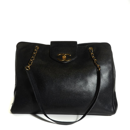 Chanel Caviar XL Weekender Bag Black 1 of 9