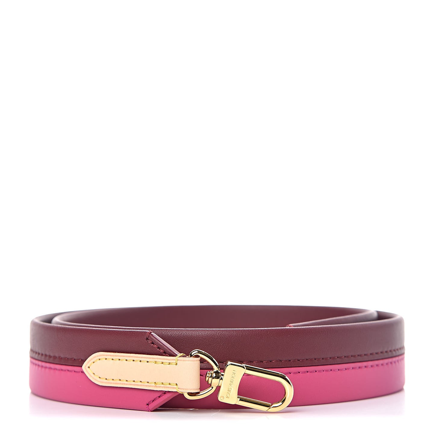 Calfskin Cluny BB Shoulder Strap Bordeaux Fuchsia