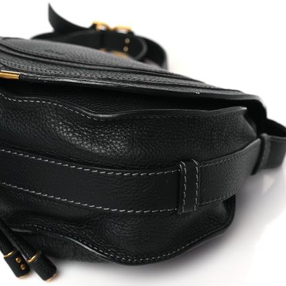 Chloe Calfskin Medium Marcie Round Crossbody Bag Black 9 of 10